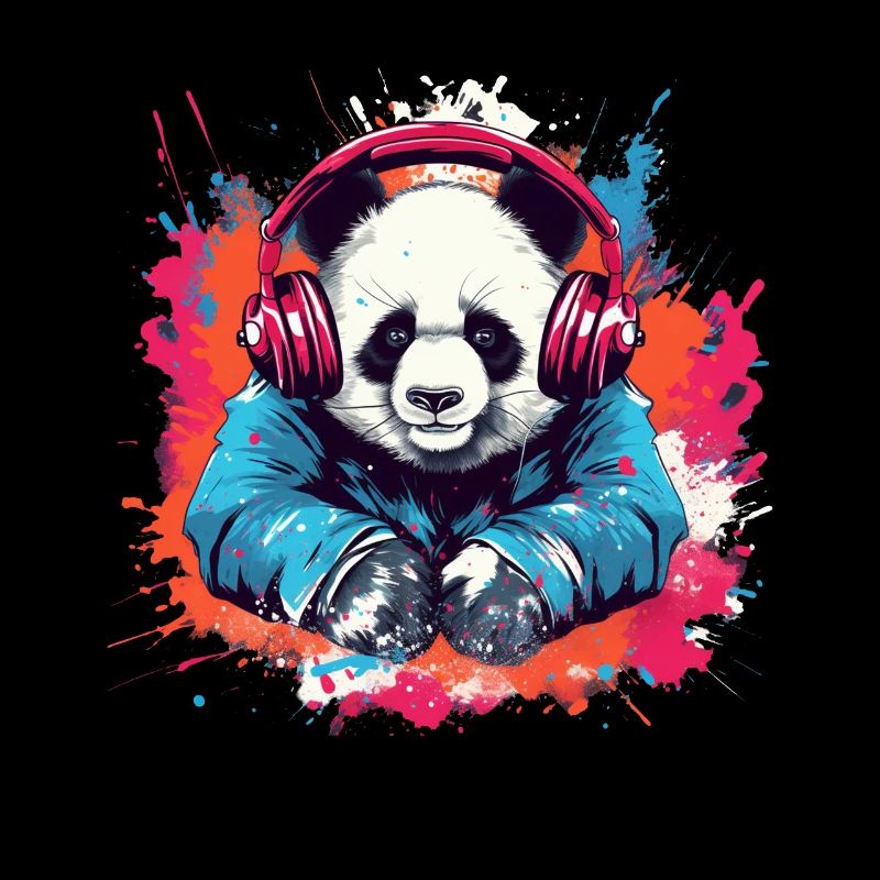 Panda als Dj
