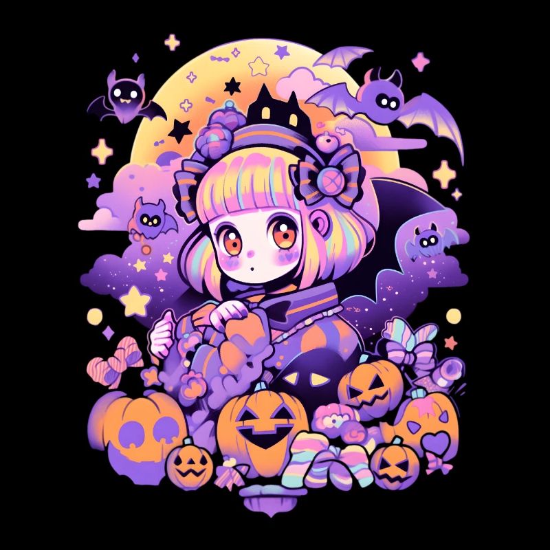 Anime Halloween Mädchen