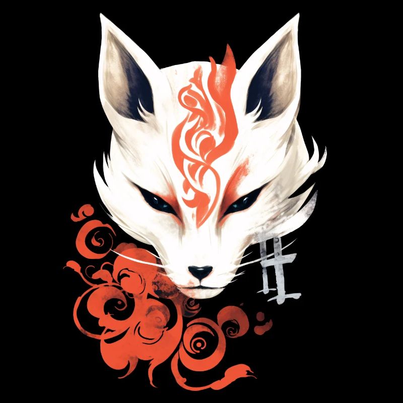 Fox Mask Kumiho Samurai Kitsune Japan Anime