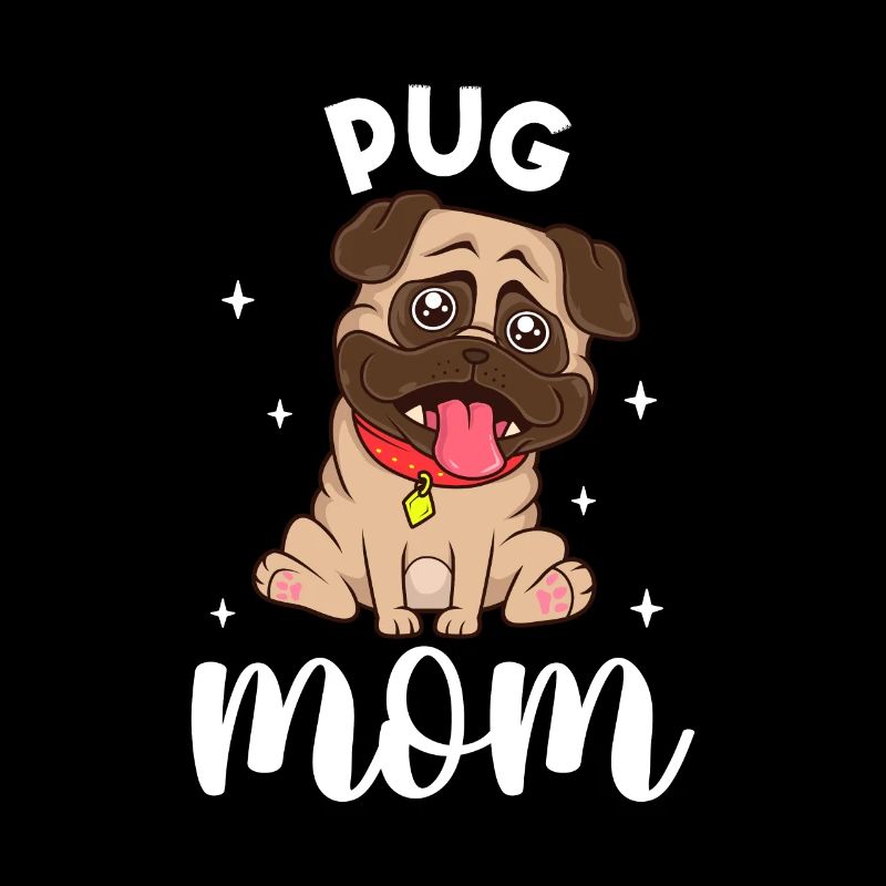 Pug Mom - Mops