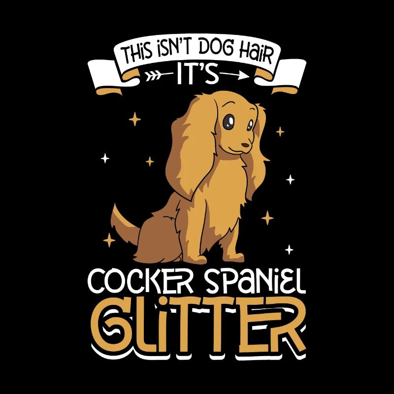 Cocker Spaniel Paillettes