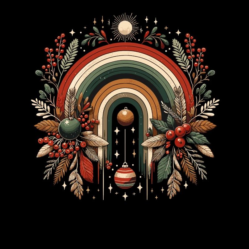 Weihnachtskranz böhmischer Regenbogen Weihnachten