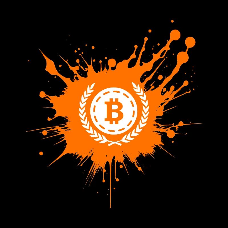Bitcoin Crypto Cryptocurrency Splash