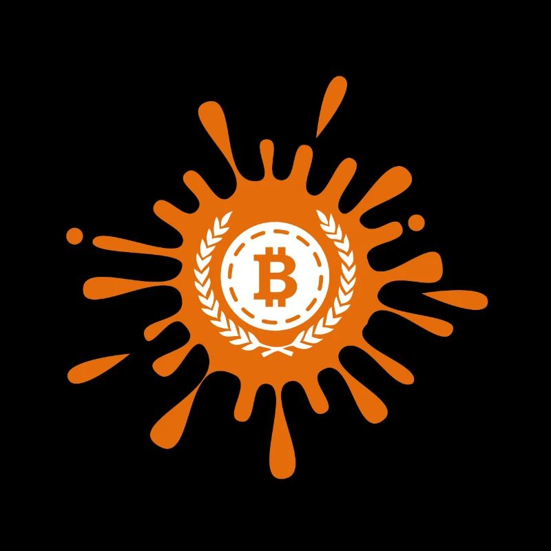 Bitcoin Crypto Cryptocurrency Splash