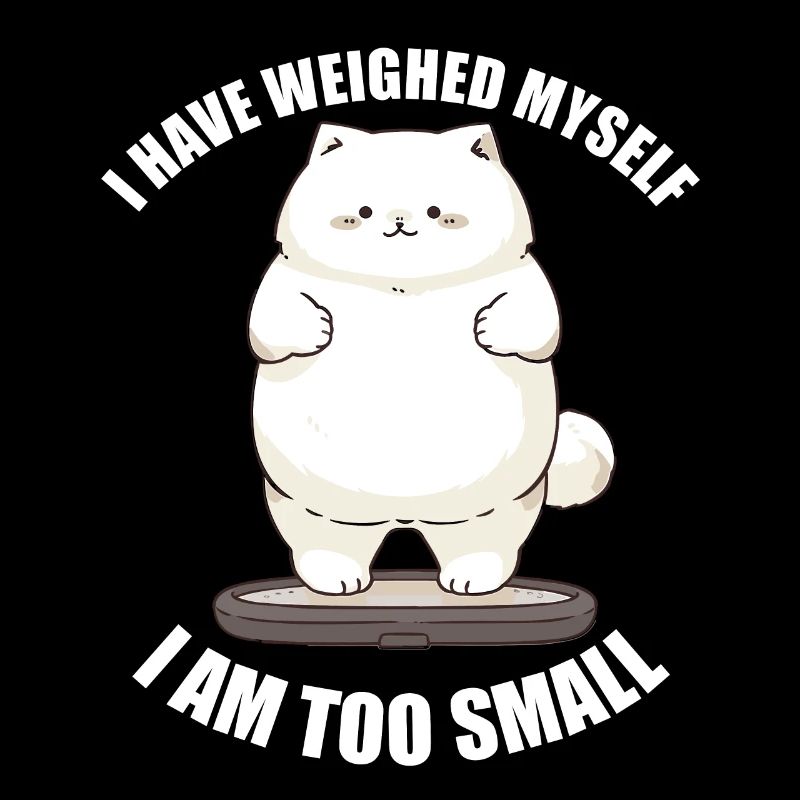 I've weighed myself I'm too small cat