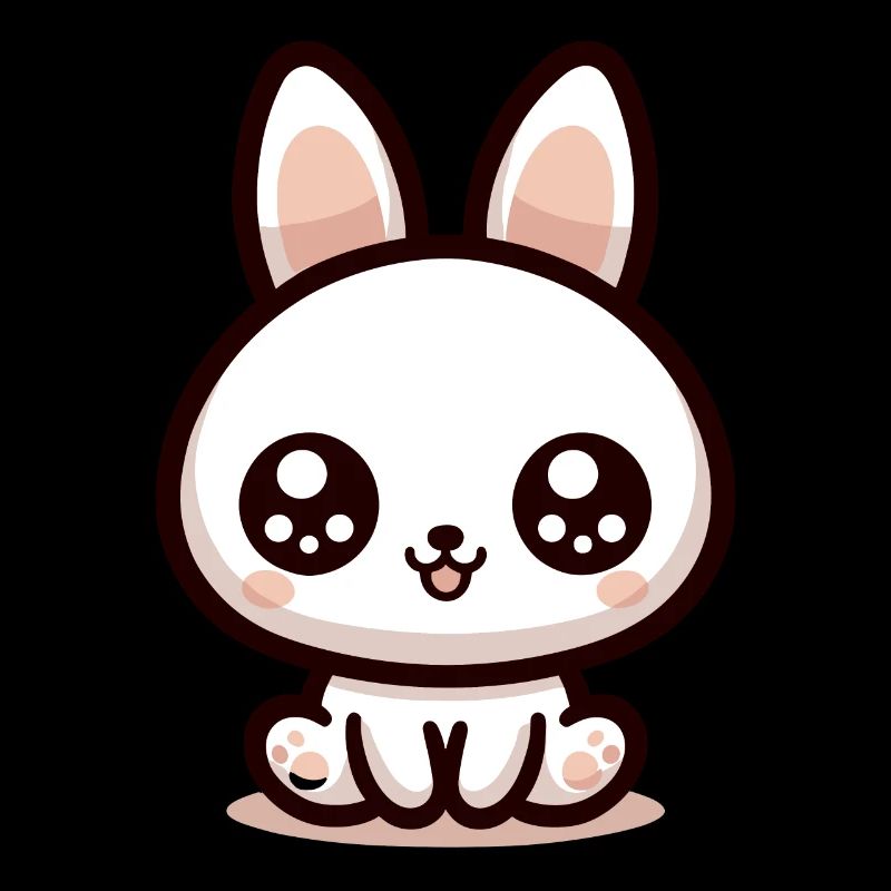Kaninchen Bubble Tea Kawaii