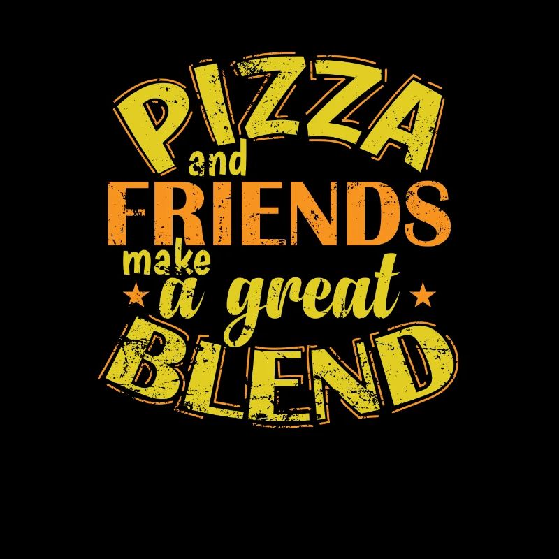 Pizza and Friends make a great Blend