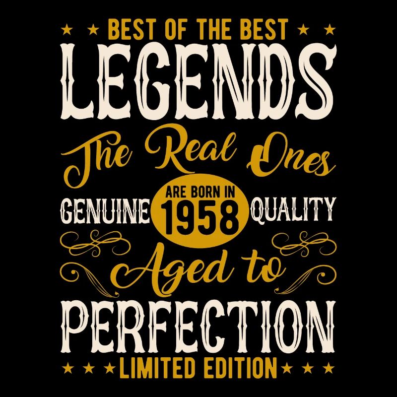 Vintage 1958 61 Year Anniversary Gift