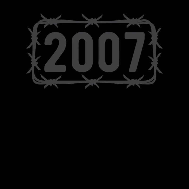 Geburtstag Jahrgang 2007 Stacheldraht