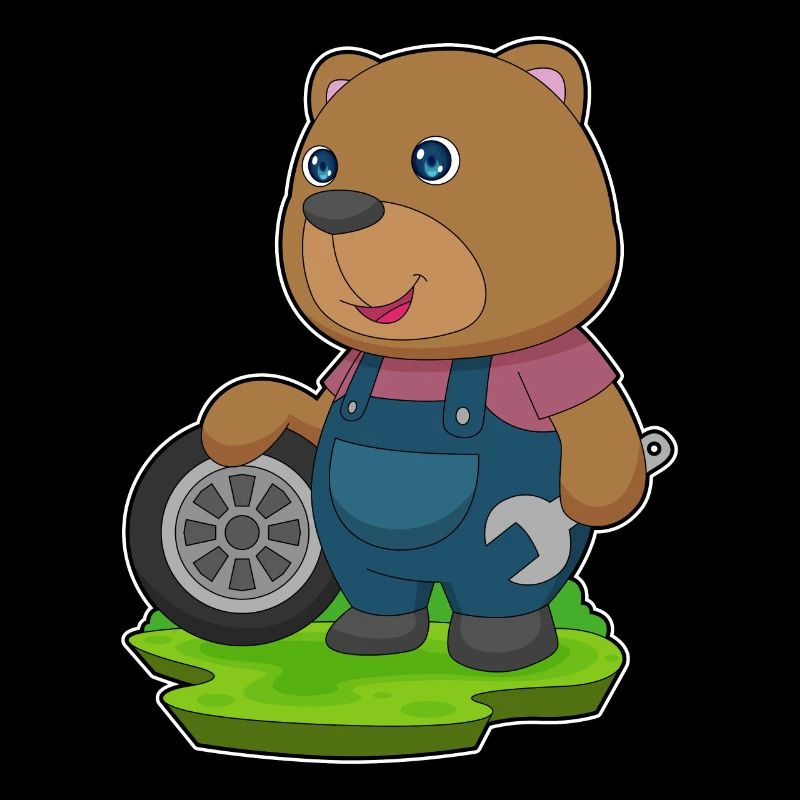 Bear Mechanic Car Tire