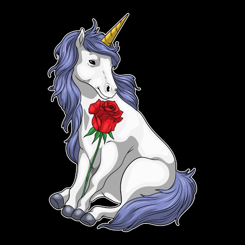 Einhorn Rose Blumen