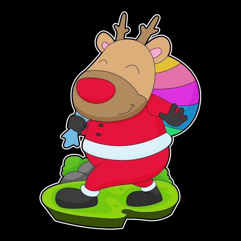 Sac de Noël renne