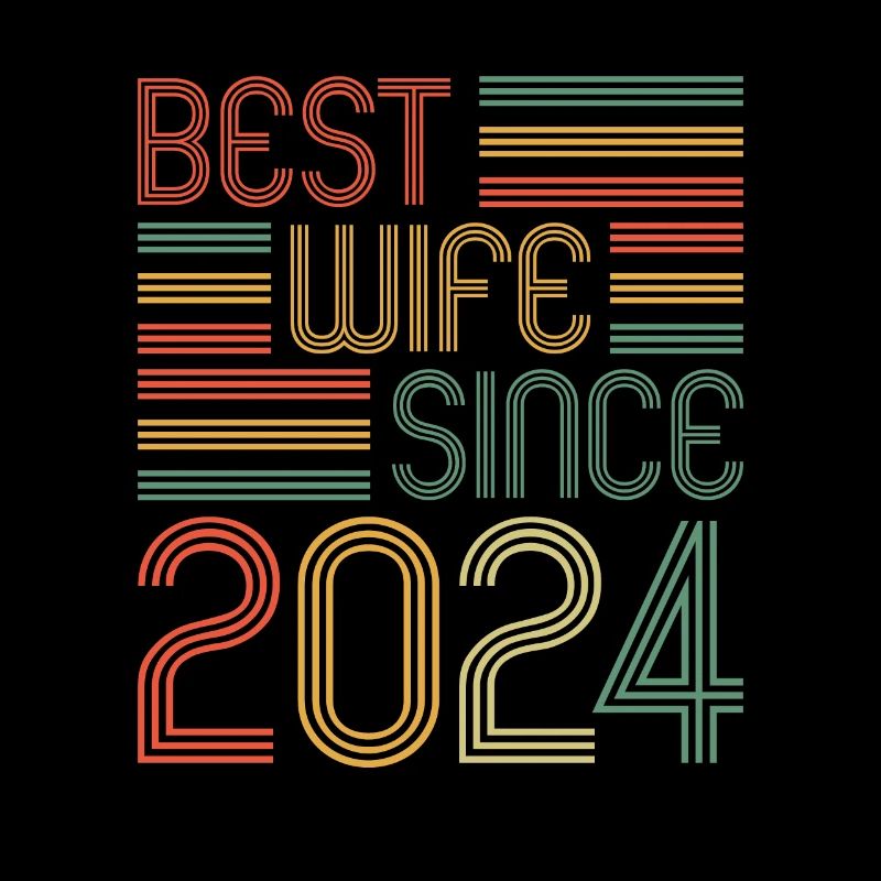 Beste Ehefrau seit 2024 1.Hochzeitstag