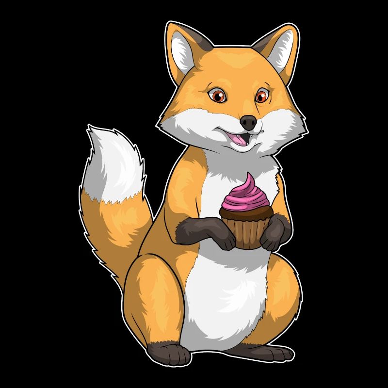 Fox Birthday Cupcake