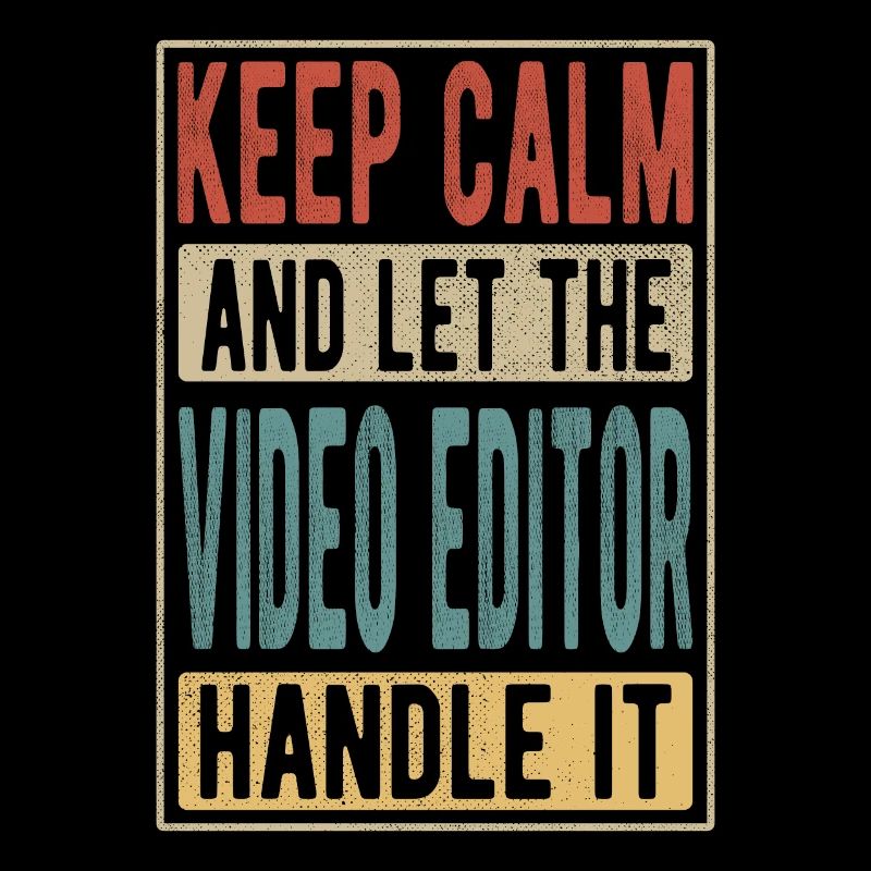 Video Editor Retro Geschenk