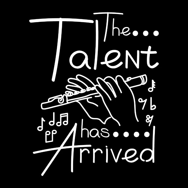 The talent has arrived flute player