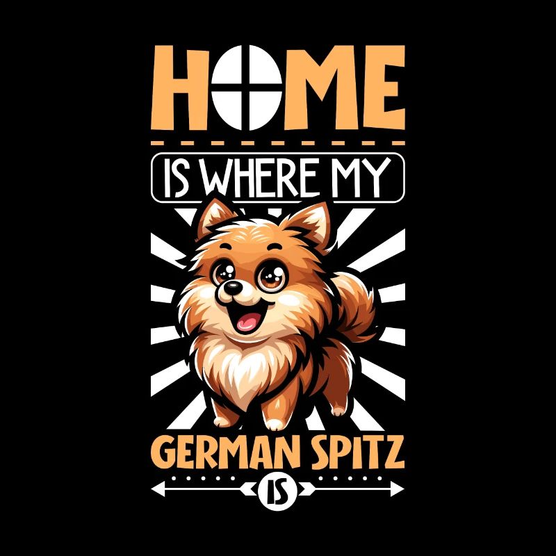 Zuhause - Deutscher Spitz