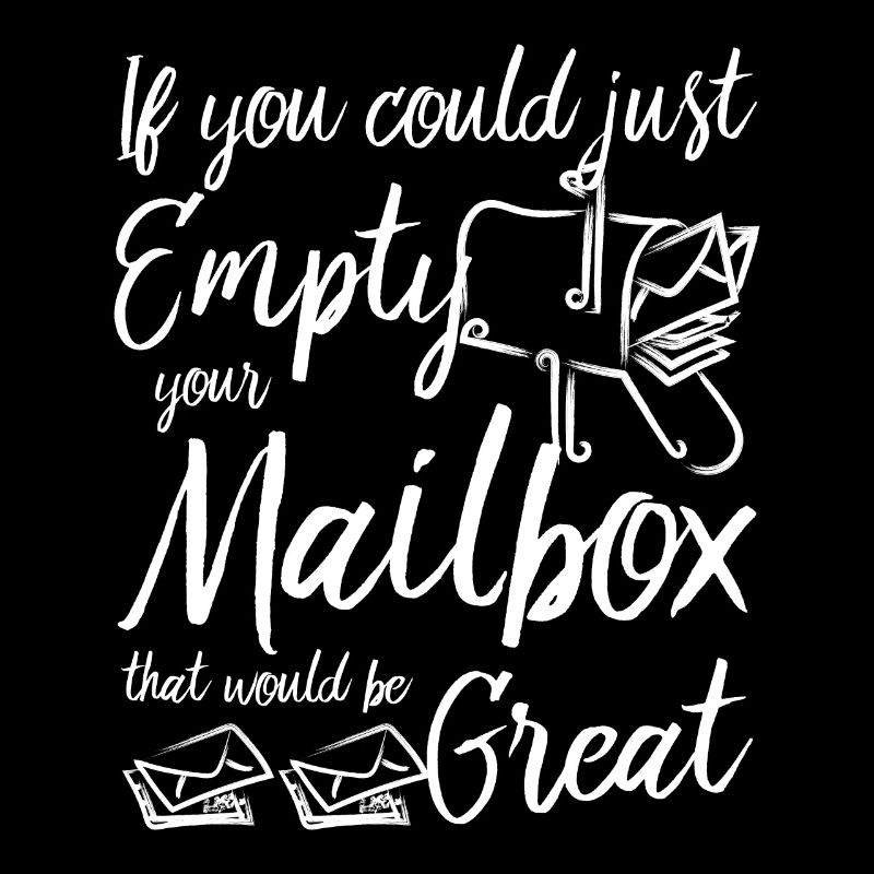 If You Could Just Empty Your Mailbox Postal Worker