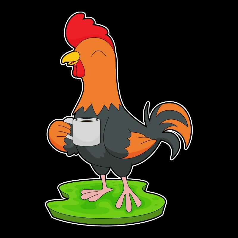 Hahn Tasse Kaffee