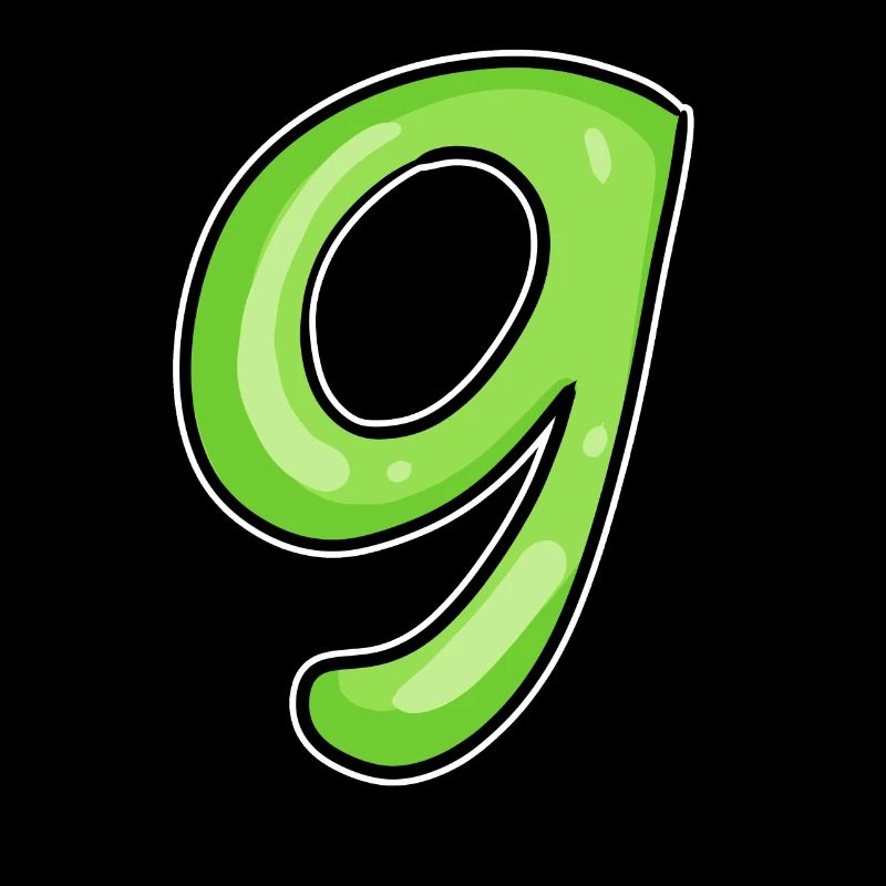 Numéro 9 - Neuf - 9 Motif Vert Vert Clair