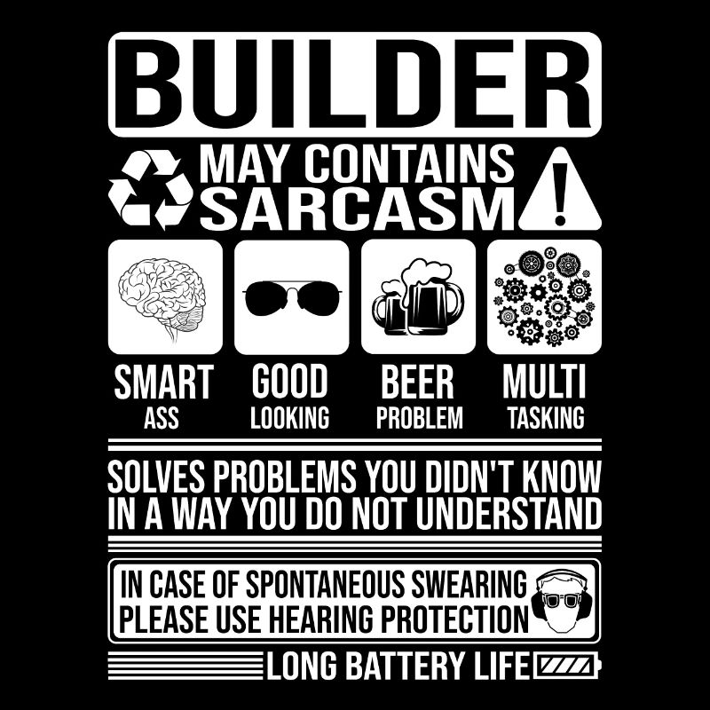Builder Sarkasmus lustiger Geschenke-Builder