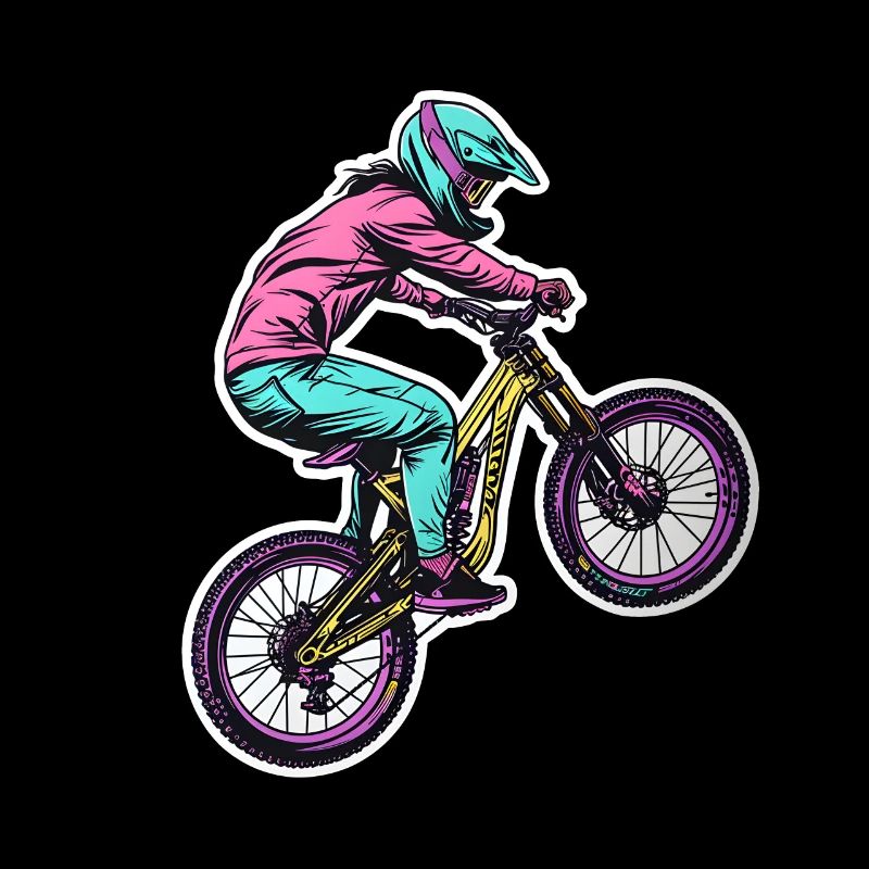 Mountainbikerin