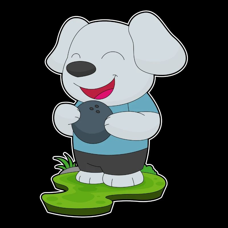 Hund Bowling Bowlingkugel