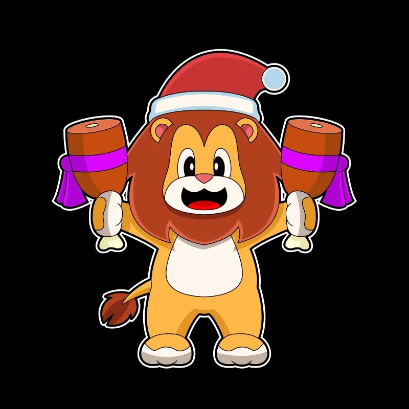 Löwe Weihnachten Fleisch