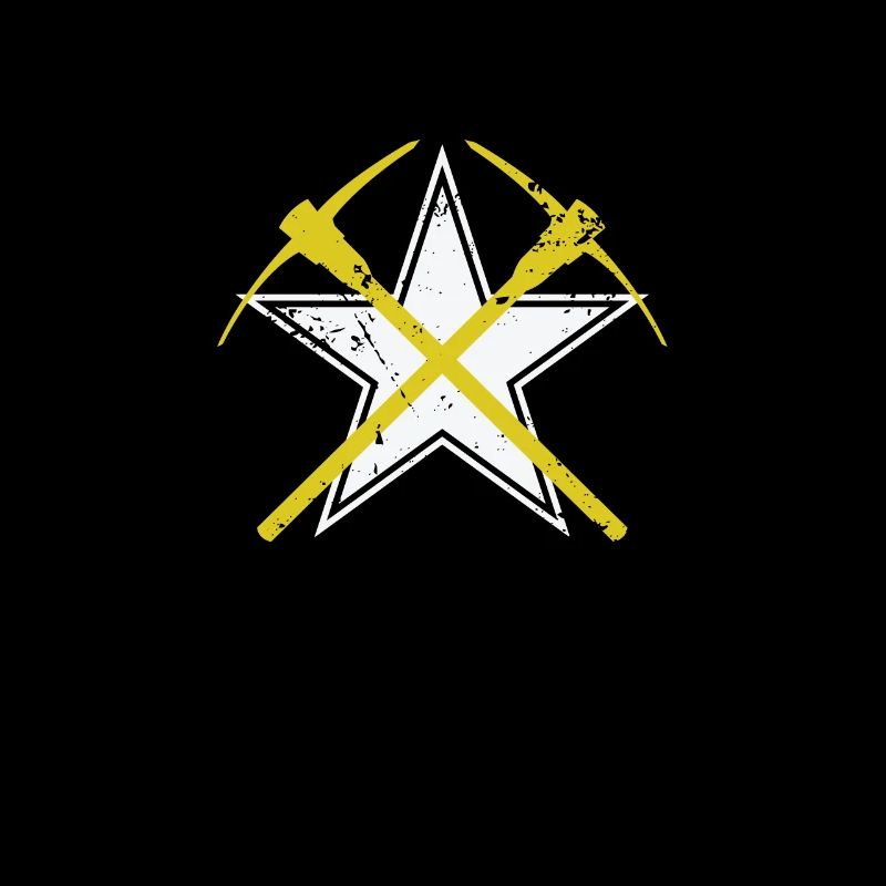 Star with mining peck