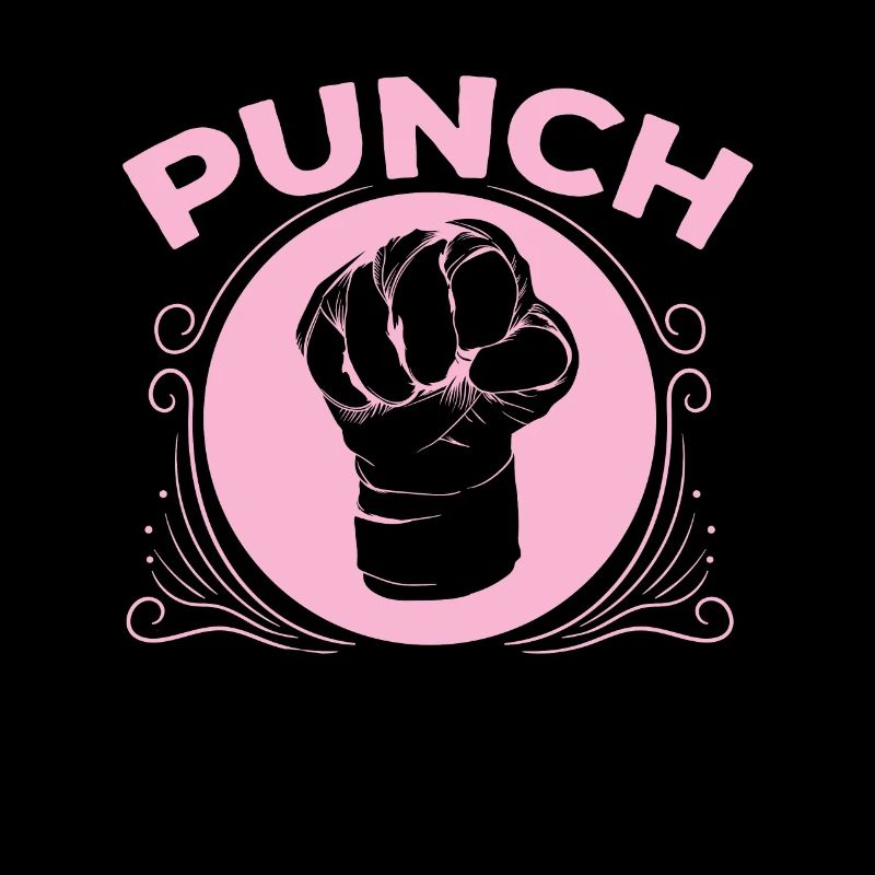 Muay Thai "Punch" pinke Faust