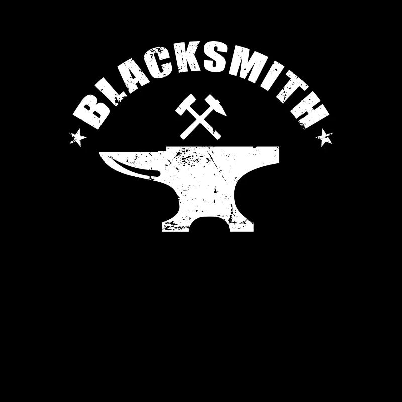 Blacksmith Amboss mit Hammer