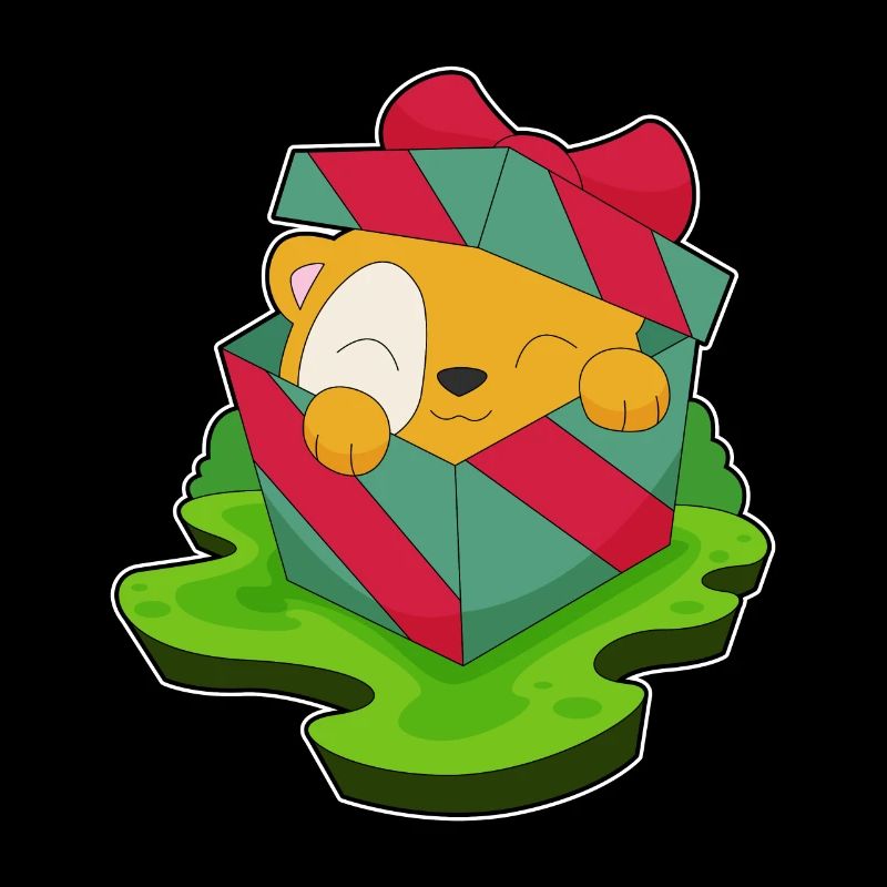 Hamster Christmas Package