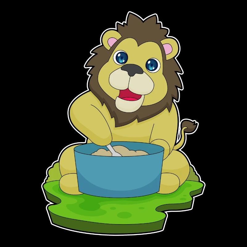 Löwe Kochtopf Löffel