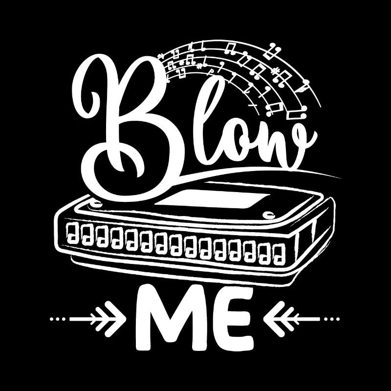 Harmonica player blow me