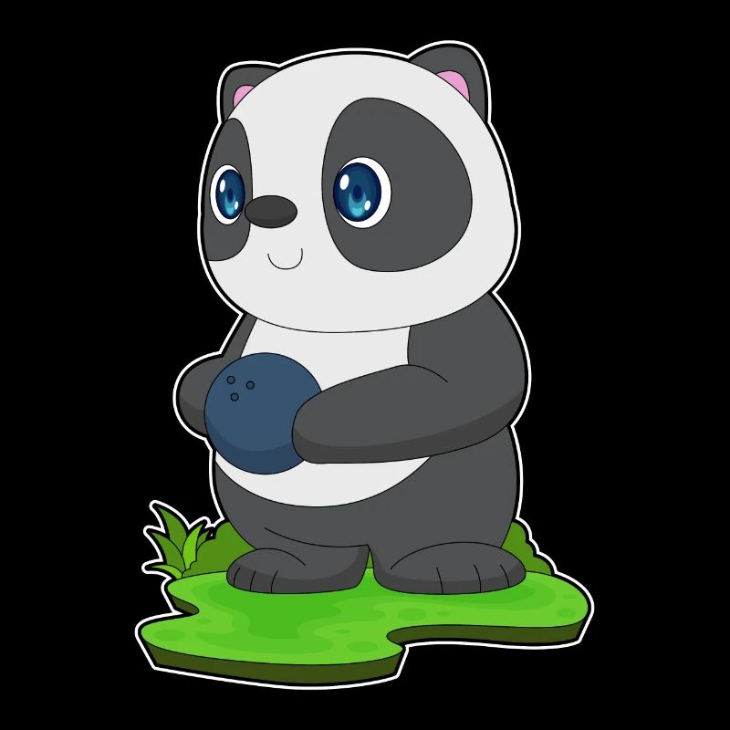 Boule de bowling Panda