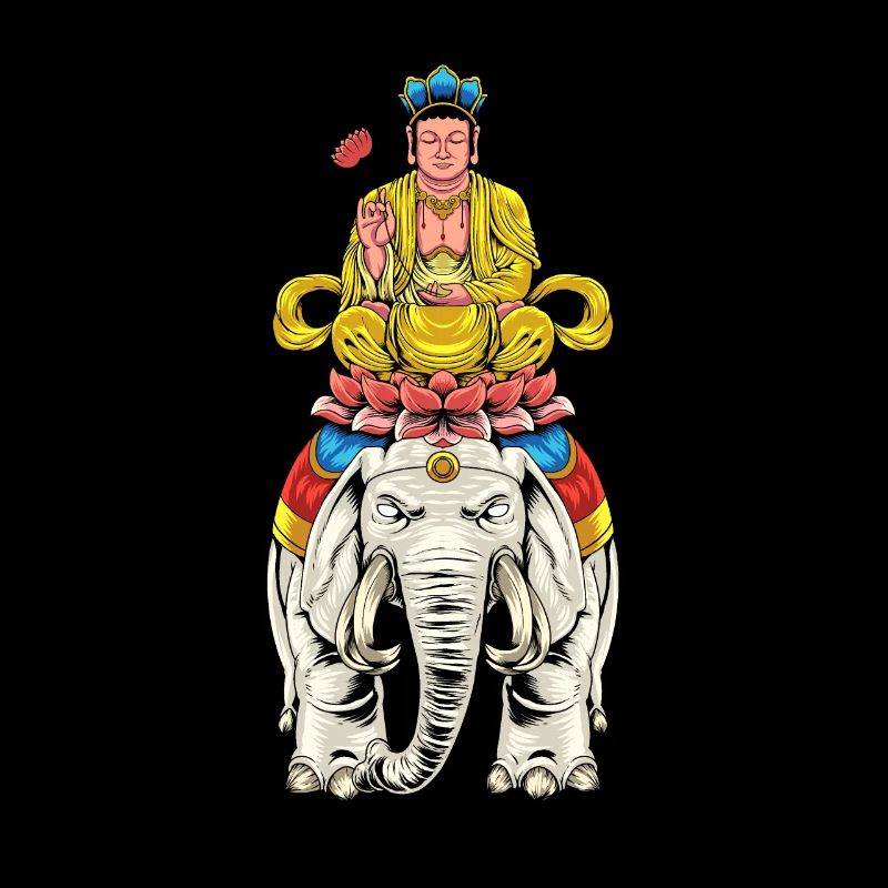 Buddhism God Bodhisattva Samantabhadra