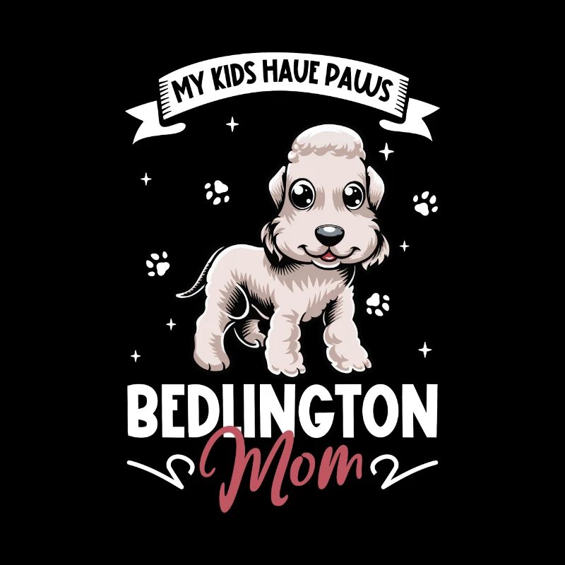 Maman Bedlington Terrier