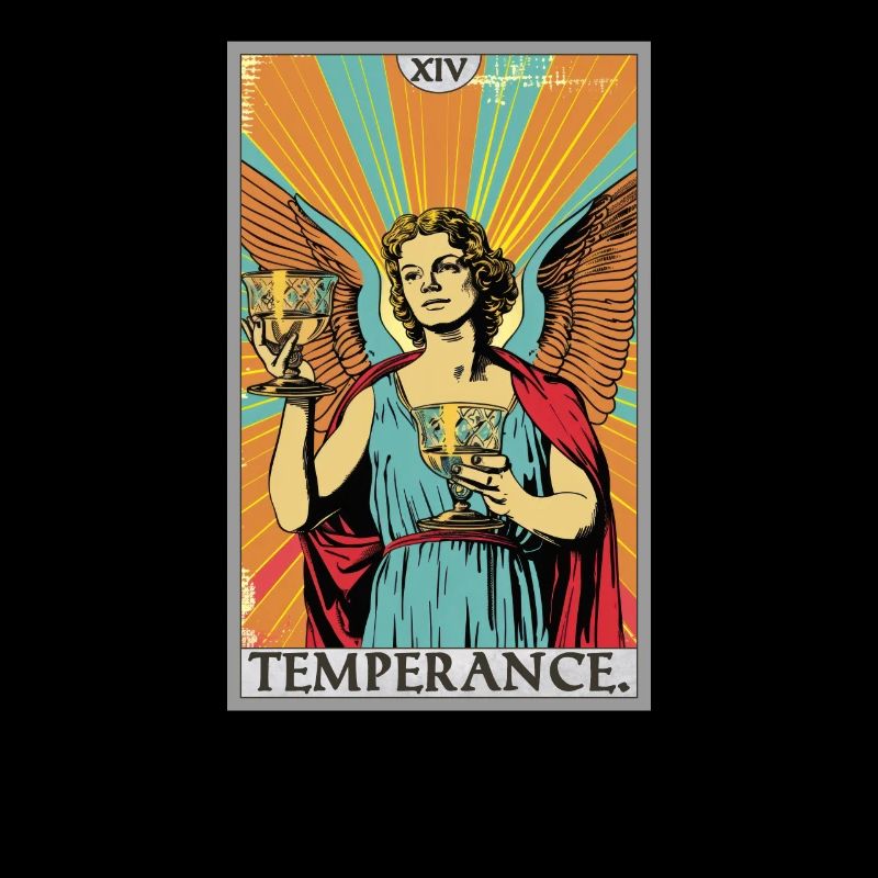 Tarotkarten Tarotkarte Temperance Mäßigkeit