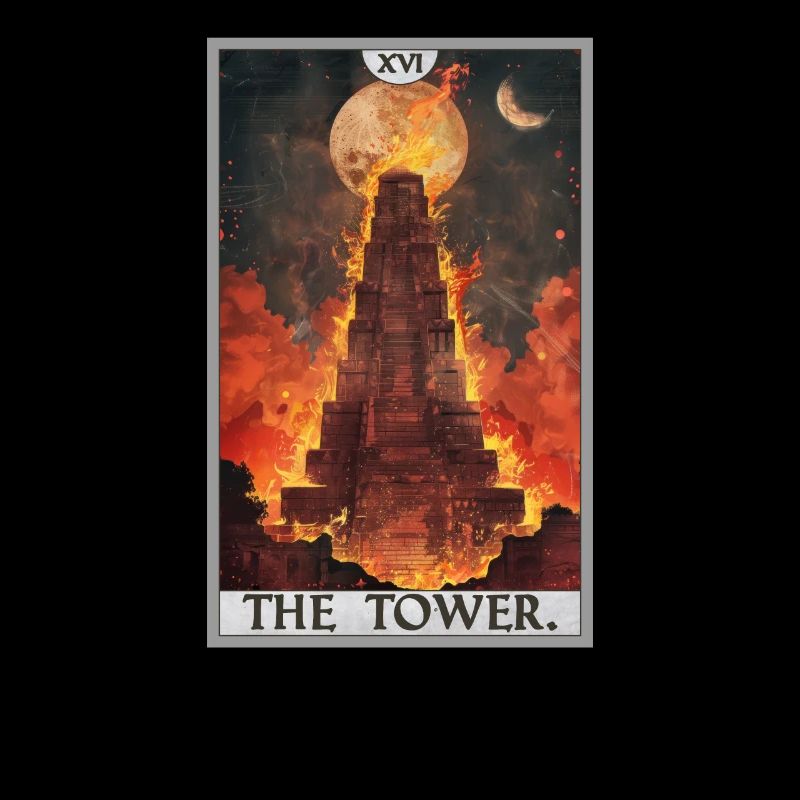 Tarotkarten Tarotkarte The Tower Der Turm