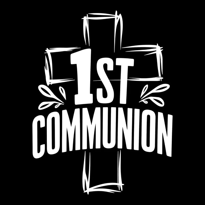 Conception de la croix de première communion