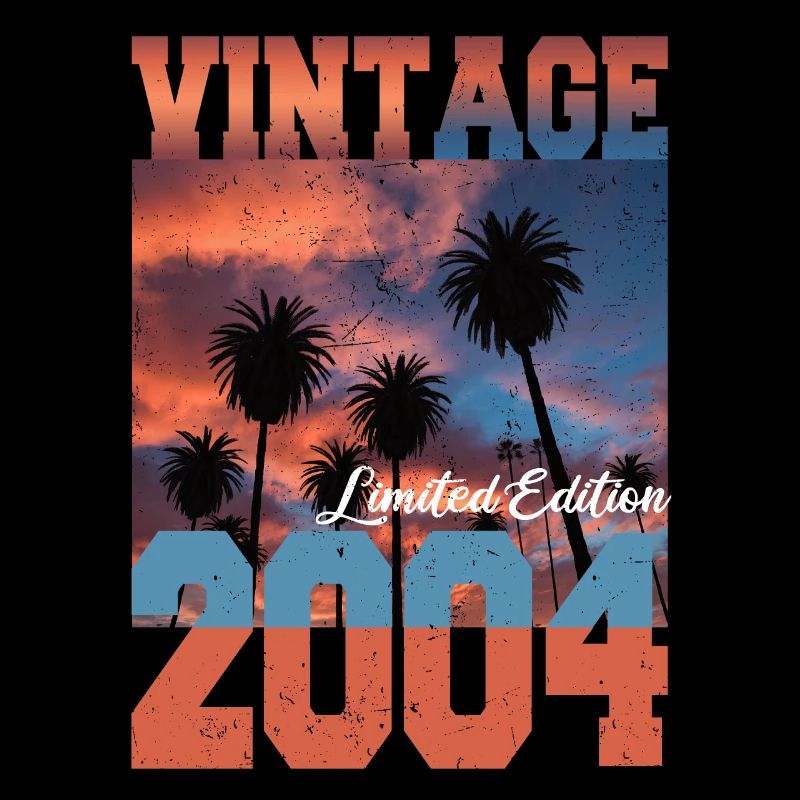 2004 Vintage Limited Edition Palm Trees Born 2004