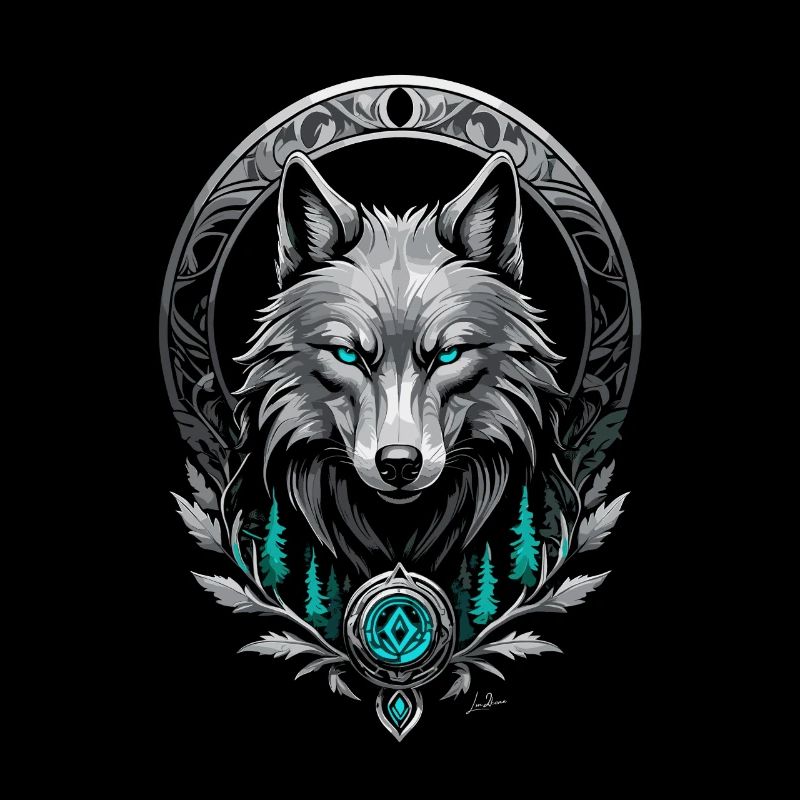 Mittelalterlicher Polarwolf