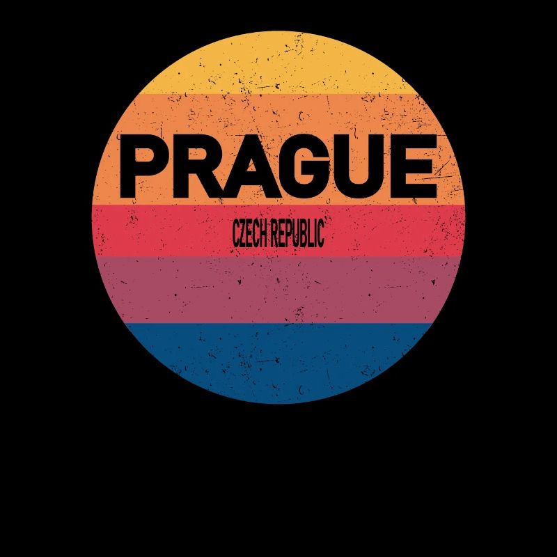 Retro Sunset Keepsake Prague Czech Republic