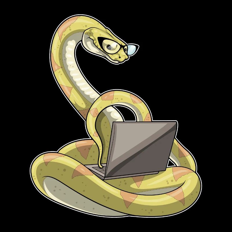 Ordinateur portable serpent