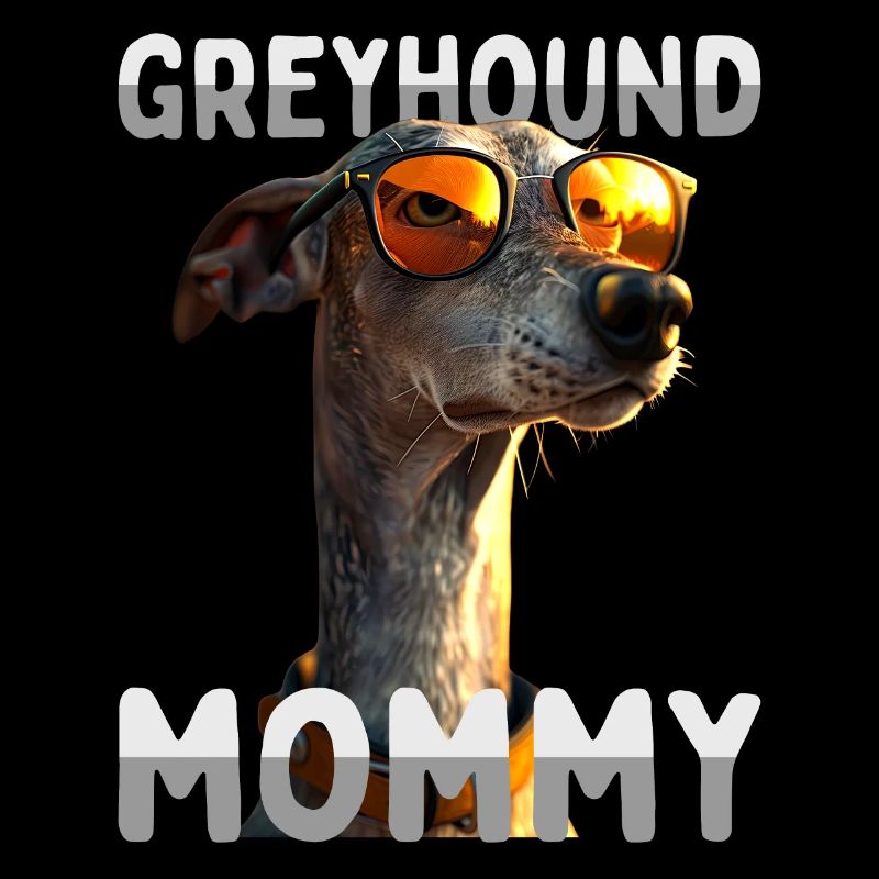 Greyhound Mommy Hunde Mama Muttertag Mom Windhund