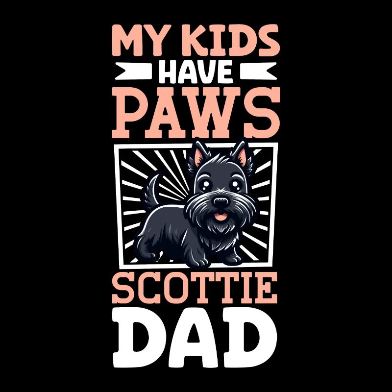 Terrier écossais papa
