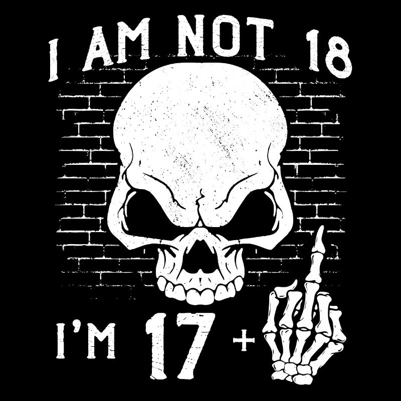 Ich bin 17 plus Mittelfinger - 18. Geburtstag