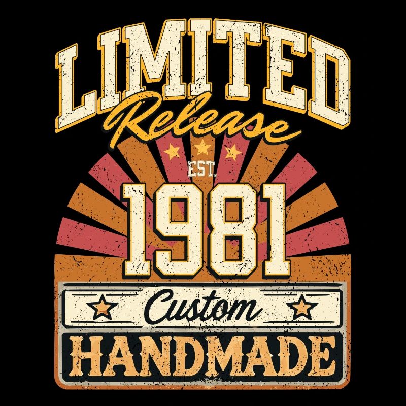 Limited 1981 Lustige Sprüche Geschenk Geburtstag