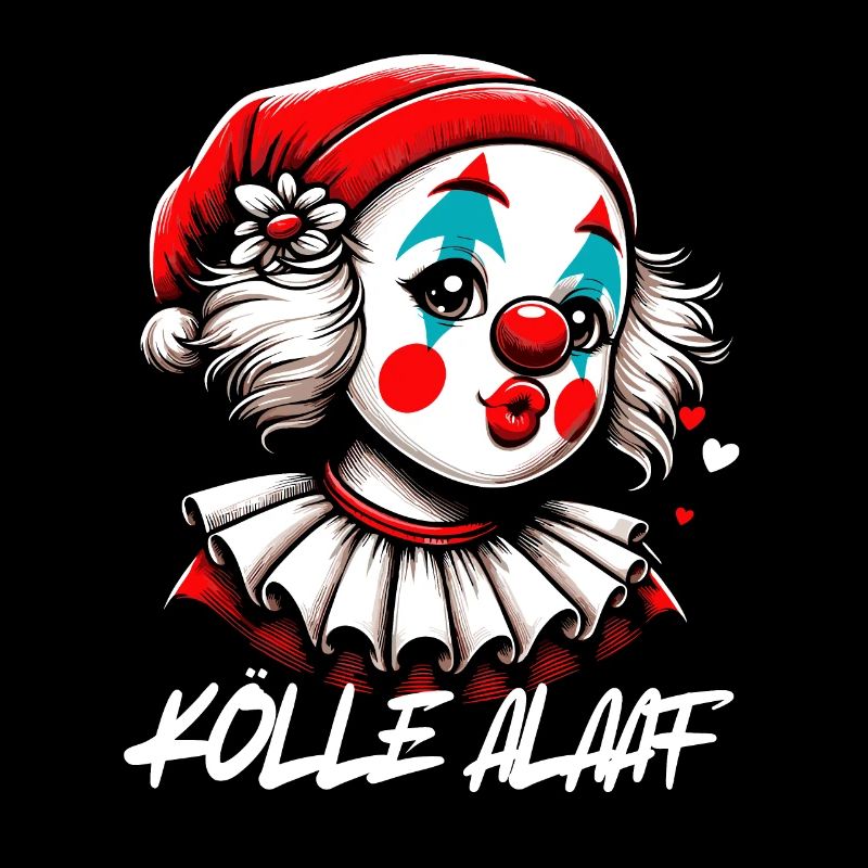 Carnaval Cologne Alaaf Costume de clown Veedel Cologne