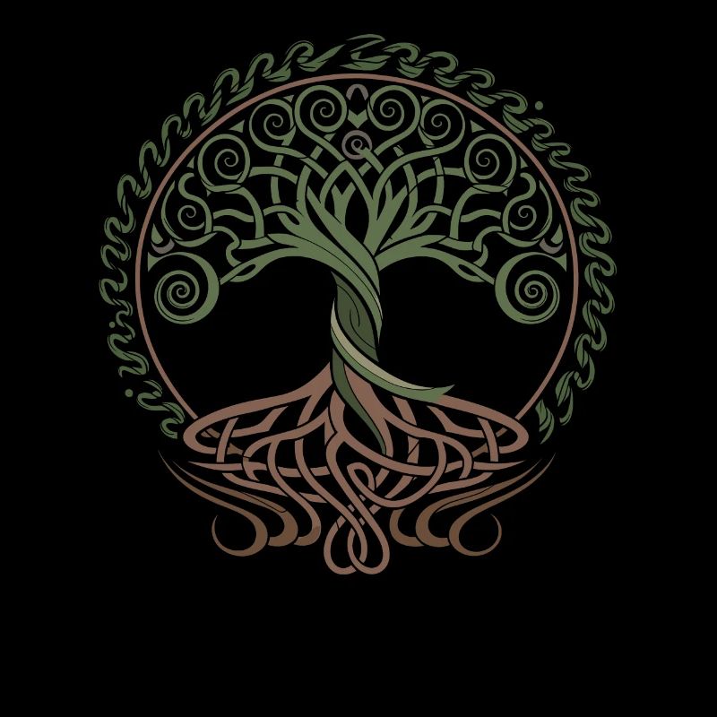 Neo Celtic Lebensbaum Symbolik